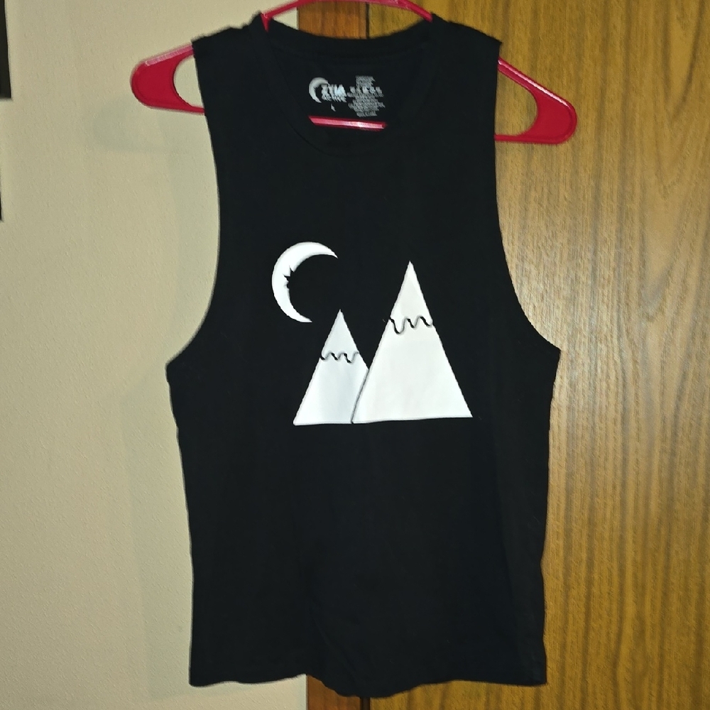 ZYIA Black Activewear Top